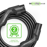 EV/Electric Vehicle Charging Cable | Type 2 to Type 2 | 16/32 Amp | 5/10 Meter | Free Carry Case | (32 Amp / 10 Meter)
