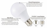 10pcs pack of E27 E14 LED Bulb Lamps Cold and Warm Variants