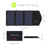 ALLPOWERS 18V 21W Solar Charger Panel Waterproof & Foldable Solar Power Bank Ideal For Outdoor Hiking