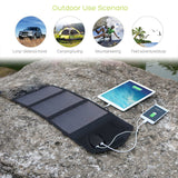 ALLPOWERS 18V 21W Solar Charger Panel Waterproof & Foldable Solar Power Bank Ideal For Outdoor Hiking