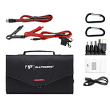 ALLPOWERS X-DRAGON 100W Folding Solar Panel 5V 12V 18V Versions For Charging iPhone iPad Macbook Samsung