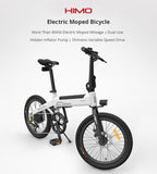 HIMO C20 Electric Bicycle - E-Bike Power Assist 20 Inch 10AH 250W DC Motor 25km/h 80KM Range