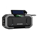 New Solar Hand Crank AM/FM/NOAA Radio SOS With Power Bank LED USB And Bluetooth Speaker