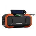 New Solar Hand Crank AM/FM/NOAA Radio SOS With Power Bank LED USB And Bluetooth Speaker