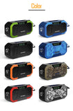 New Solar Hand Crank AM/FM/NOAA Radio SOS With Power Bank LED USB And Bluetooth Speaker