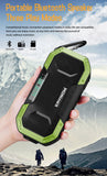 New Solar Hand Crank AM/FM/NOAA Radio SOS With Power Bank LED USB And Bluetooth Speaker